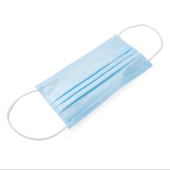 100 PCS Units Face Masks Disposable 3-ply Washable - Picture 3 of 3